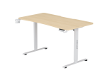 ANDA SEAT DESK XTREME-E 1.4m WOOD / WHITE LEG - Image 8