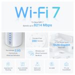 TP-LINK Deco BE65 BE9300 Whole Home Mesh WiFi 7 System 3 Pack - Image 3