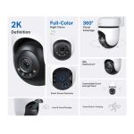 TP-LINK IP Camera Tapo C510W Pan/Tilt 2K Outdoor IP65 - Image 2