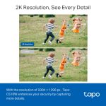 TP-LINK IP Camera Tapo C510W Pan/Tilt 2K Outdoor IP65 - Image 3