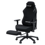 ANDA SEAT Gaming Chair LUNA PRO Black Fabric w/Footrest - Image 3