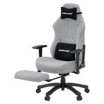 ANDA SEAT Gaming Chair LUNA PRO Grey Fabric w/Footrest