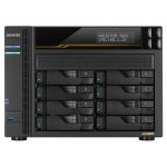 ASUSTOR NAS LOCKERSTOR 8 Gen3 AS6808T 8-BAY 3,5''/4x M.2 NVMe slots/AMD Ryzen Quad-Core/16GB DDR5/2x 10 GbE, 2x5GbE Port