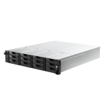 ASUSTOR NAS LOCKERSTOR 12R PRO Gen2 AS7212RDX 2U 12-BAY 3,5''/AMD Ryzen 7 Pro 7745/16GB ECC DDR5/2x 10GbE, 2x1GbE Port - Image 3