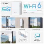 TP-LINK ROUTER 5G Archer NX500 OUTDOOR AX3000 - Image 5