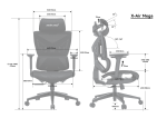 ANDA SEAT Gaming Chair X-AIR MEGA XL GREY - Image 5